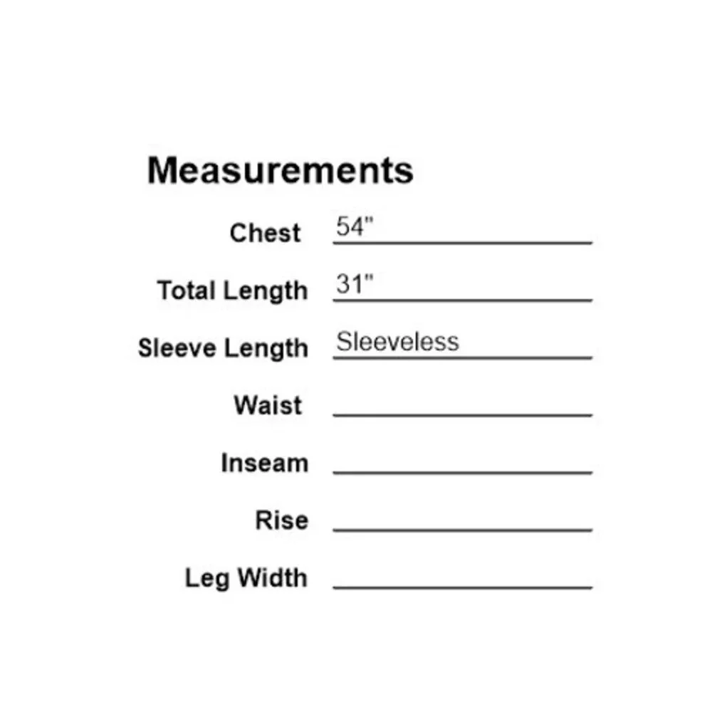 Polo Ralph Lauren measurements chest